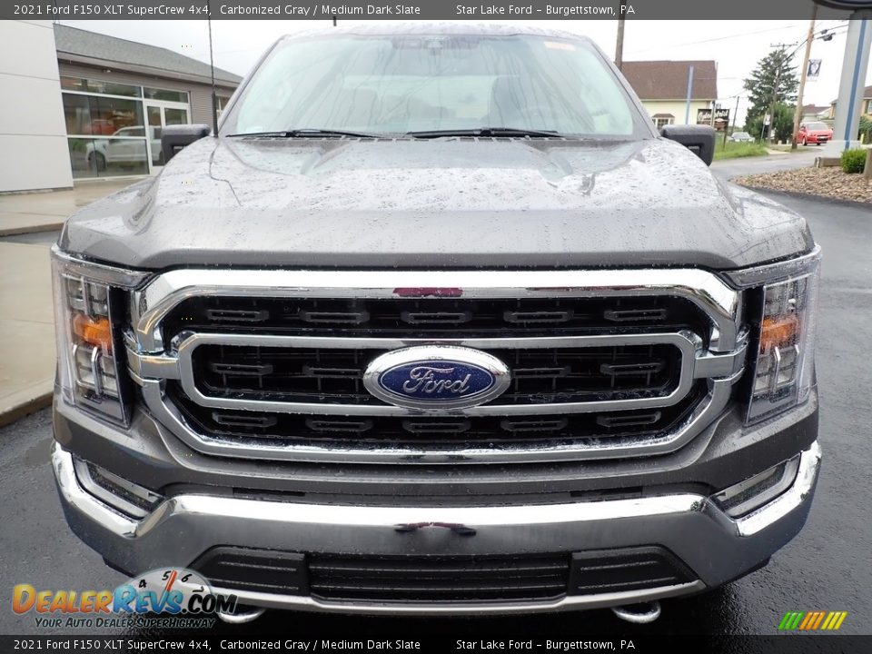 2021 Ford F150 XLT SuperCrew 4x4 Carbonized Gray / Medium Dark Slate Photo #8