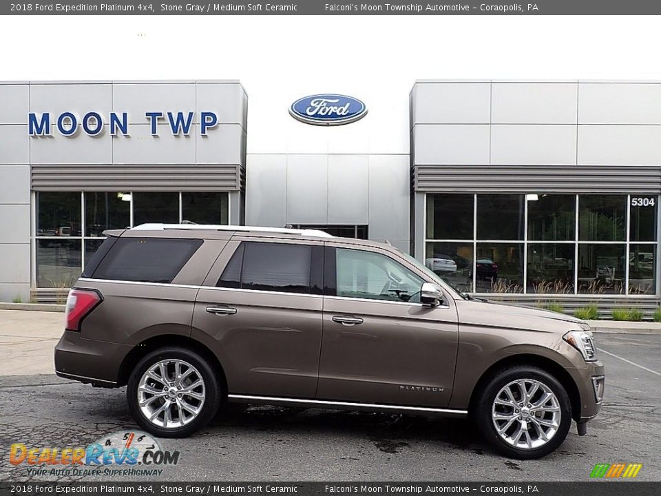 2018 Ford Expedition Platinum 4x4 Stone Gray / Medium Soft Ceramic Photo #1