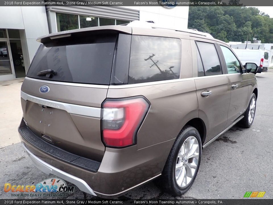 2018 Ford Expedition Platinum 4x4 Stone Gray / Medium Soft Ceramic Photo #2