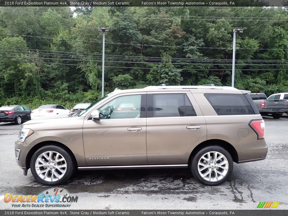 2018 Ford Expedition Platinum 4x4 Stone Gray / Medium Soft Ceramic Photo #6