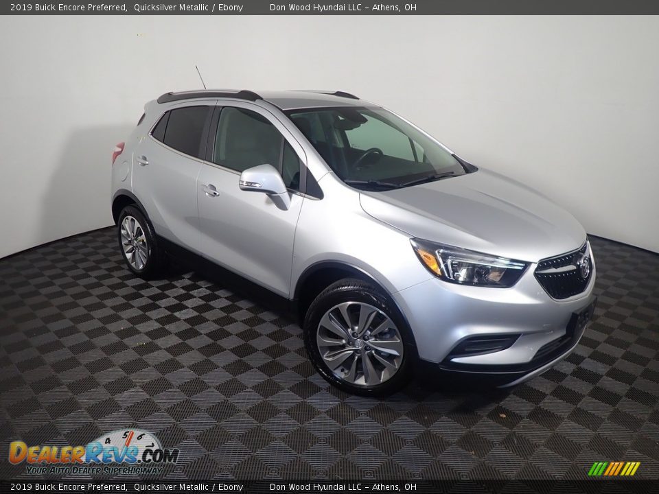 2019 Buick Encore Preferred Quicksilver Metallic / Ebony Photo #3