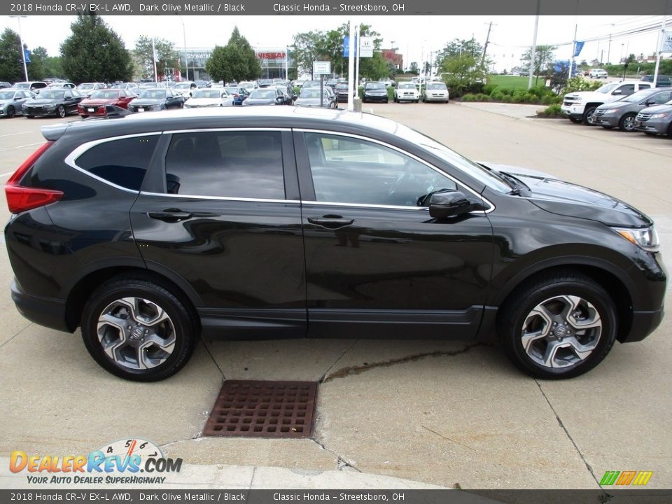 2018 Honda CR-V EX-L AWD Dark Olive Metallic / Black Photo #4