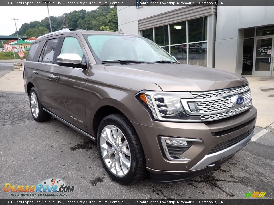 Stone Gray 2018 Ford Expedition Platinum 4x4 Photo #9