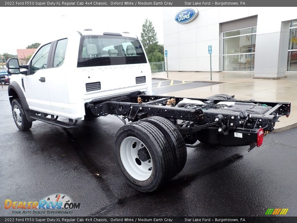 Oxford White 2022 Ford F550 Super Duty XL Regular Cab 4x4 Chassis Photo #3