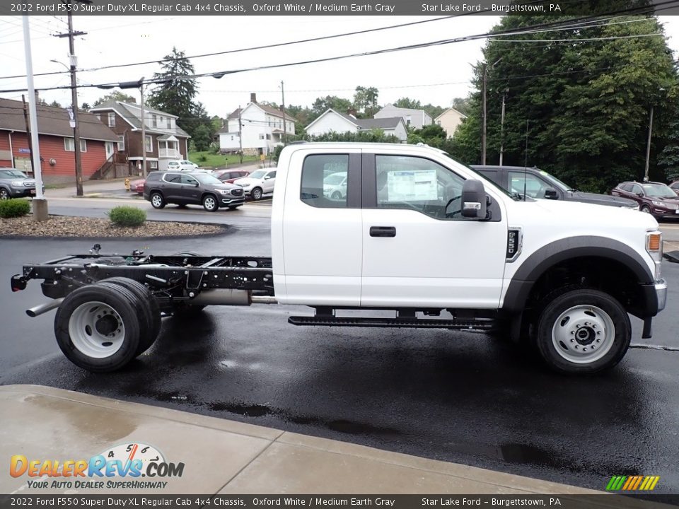 Oxford White 2022 Ford F550 Super Duty XL Regular Cab 4x4 Chassis Photo #6