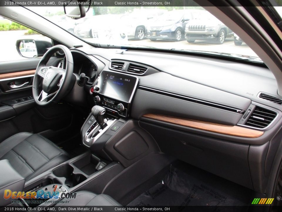 2018 Honda CR-V EX-L AWD Dark Olive Metallic / Black Photo #16