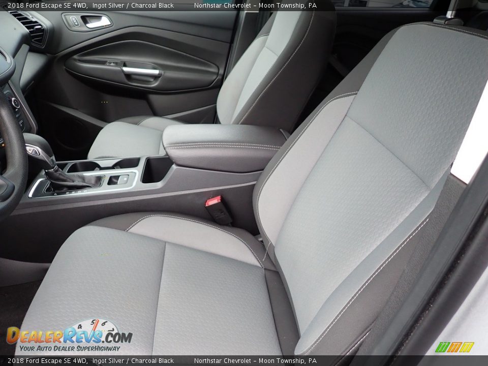2018 Ford Escape SE 4WD Ingot Silver / Charcoal Black Photo #20