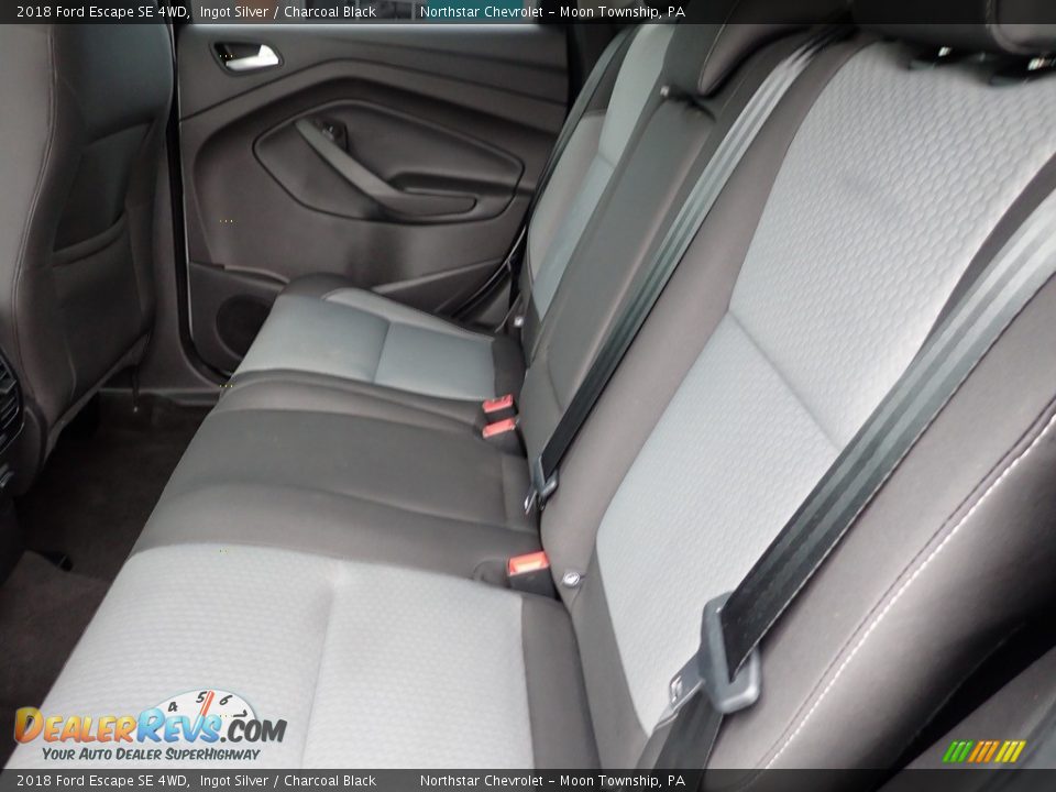 2018 Ford Escape SE 4WD Ingot Silver / Charcoal Black Photo #21