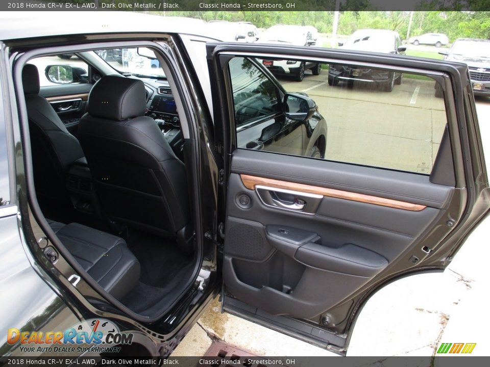 2018 Honda CR-V EX-L AWD Dark Olive Metallic / Black Photo #18