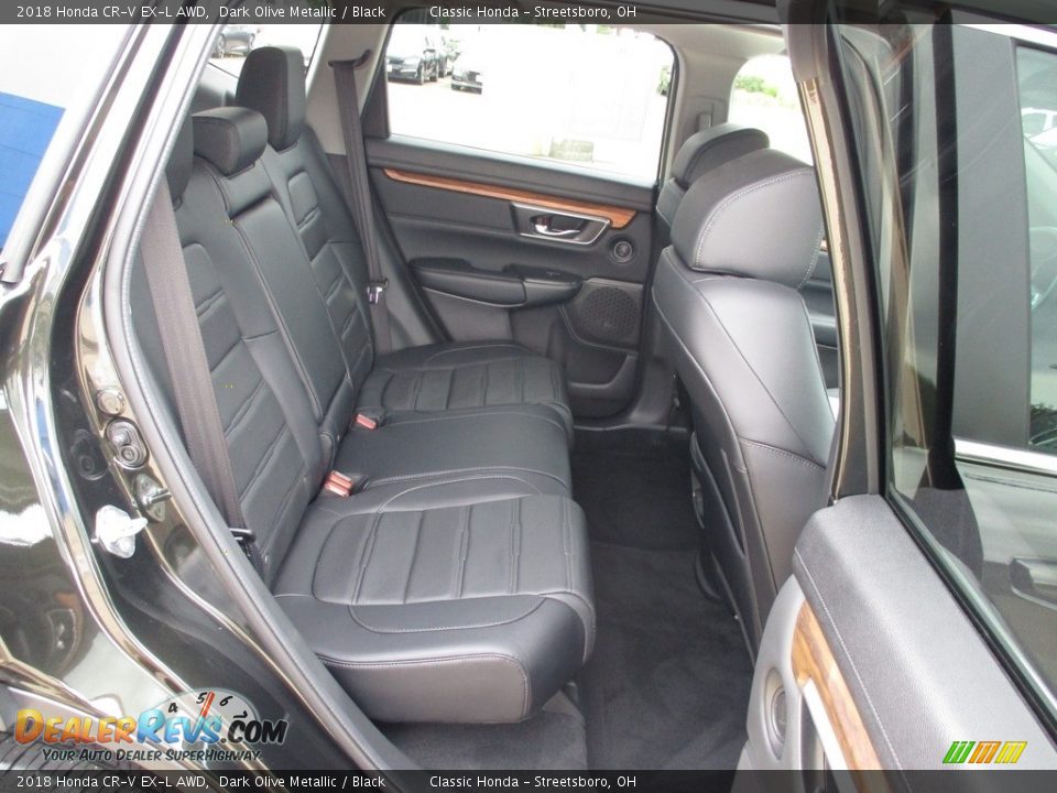 2018 Honda CR-V EX-L AWD Dark Olive Metallic / Black Photo #19