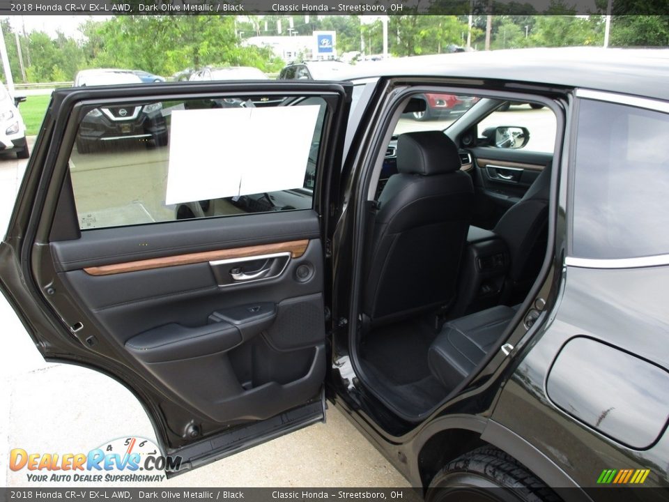 2018 Honda CR-V EX-L AWD Dark Olive Metallic / Black Photo #20