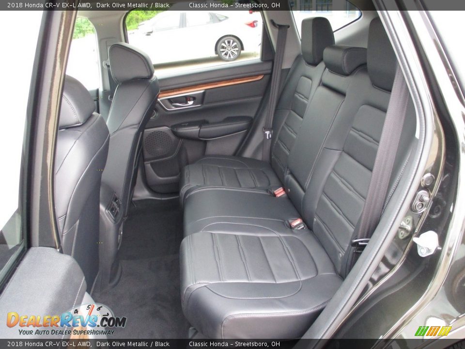 2018 Honda CR-V EX-L AWD Dark Olive Metallic / Black Photo #21