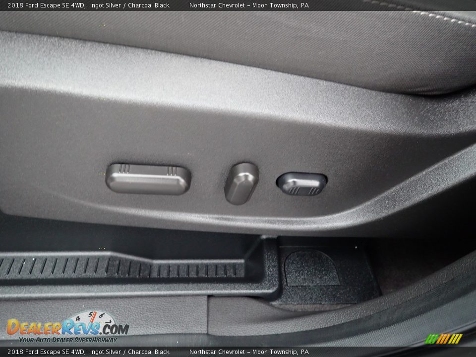 2018 Ford Escape SE 4WD Ingot Silver / Charcoal Black Photo #25