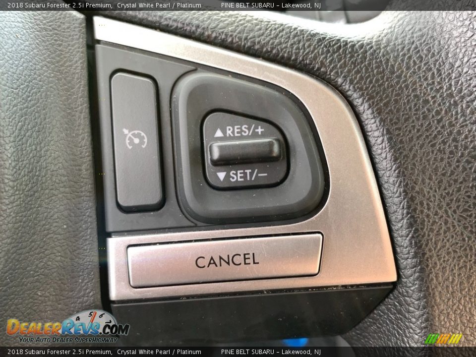 2018 Subaru Forester 2.5i Premium Crystal White Pearl / Platinum Photo #10