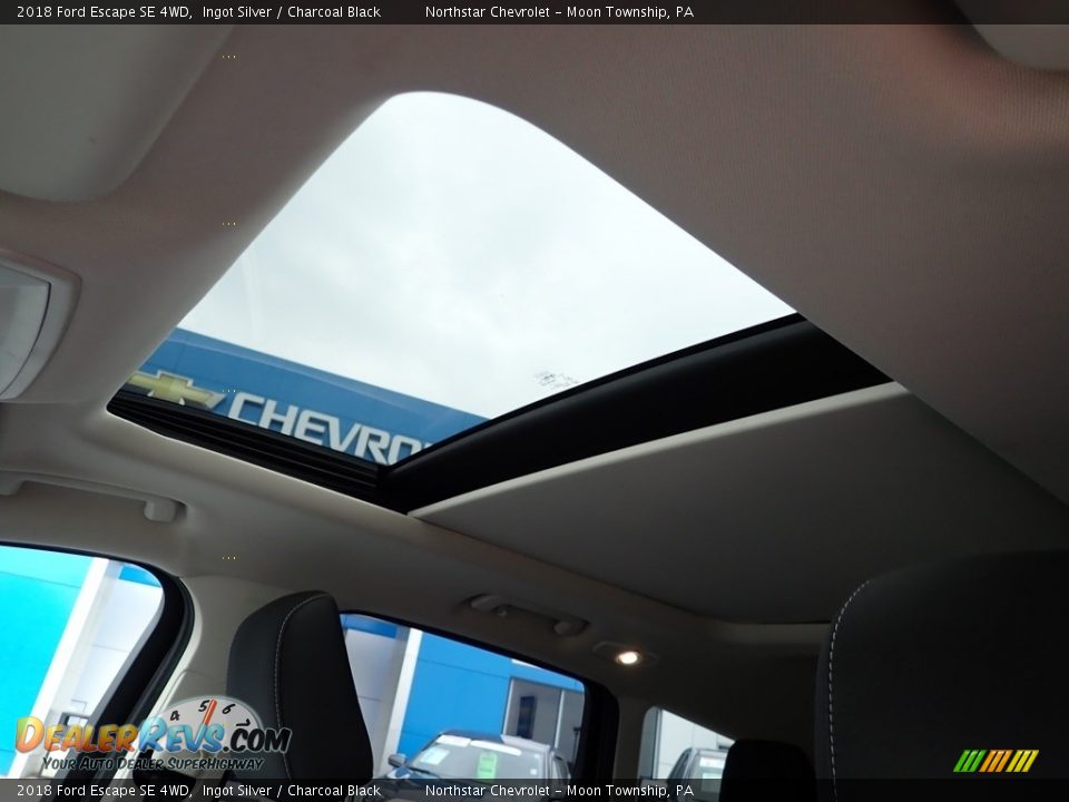 2018 Ford Escape SE 4WD Ingot Silver / Charcoal Black Photo #26