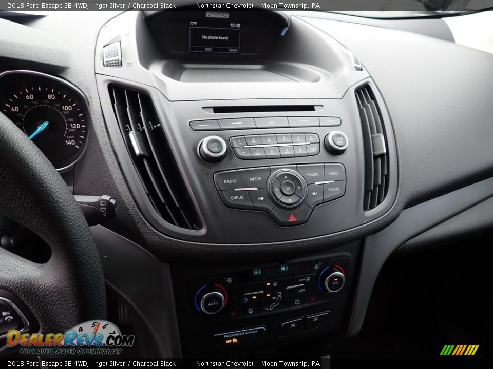 2018 Ford Escape SE 4WD Ingot Silver / Charcoal Black Photo #27