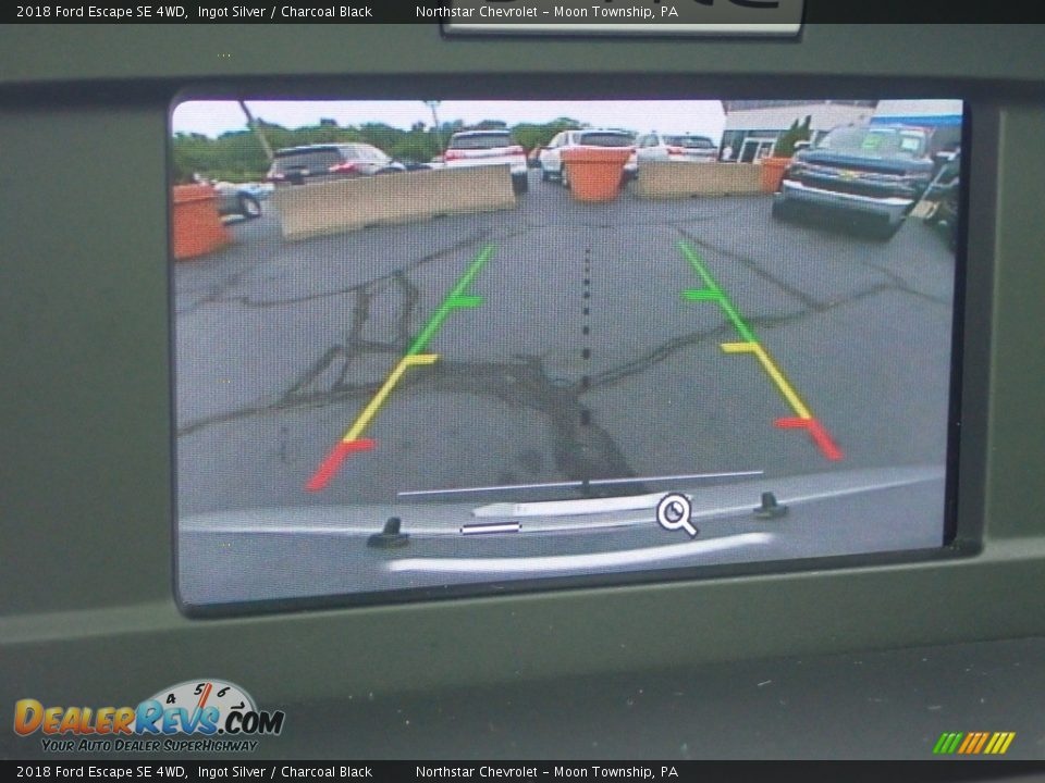 2018 Ford Escape SE 4WD Ingot Silver / Charcoal Black Photo #30