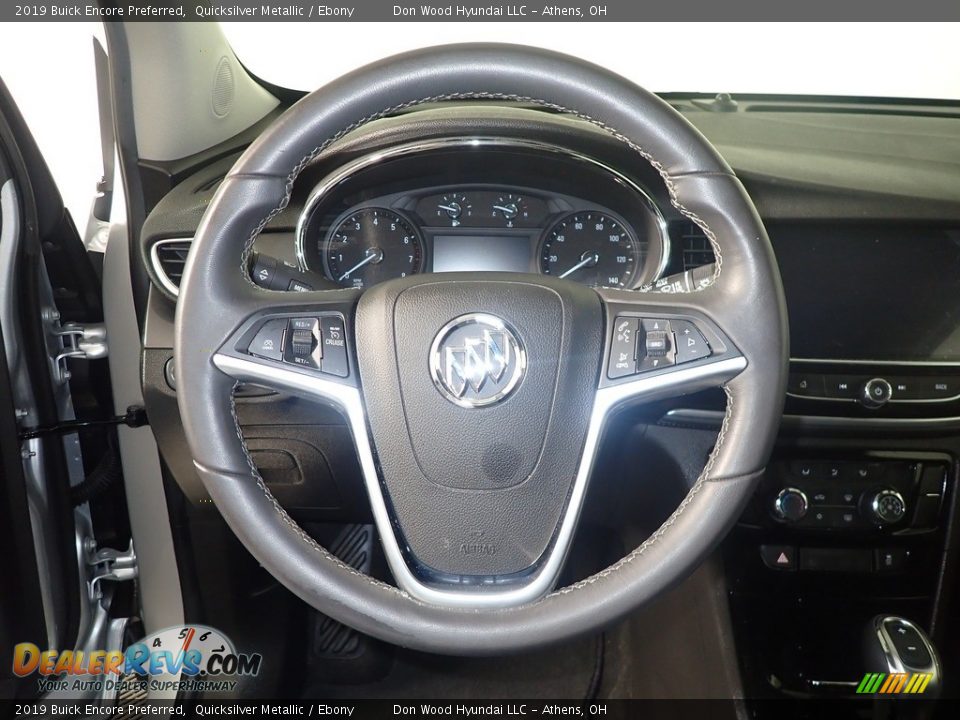 2019 Buick Encore Preferred Quicksilver Metallic / Ebony Photo #27
