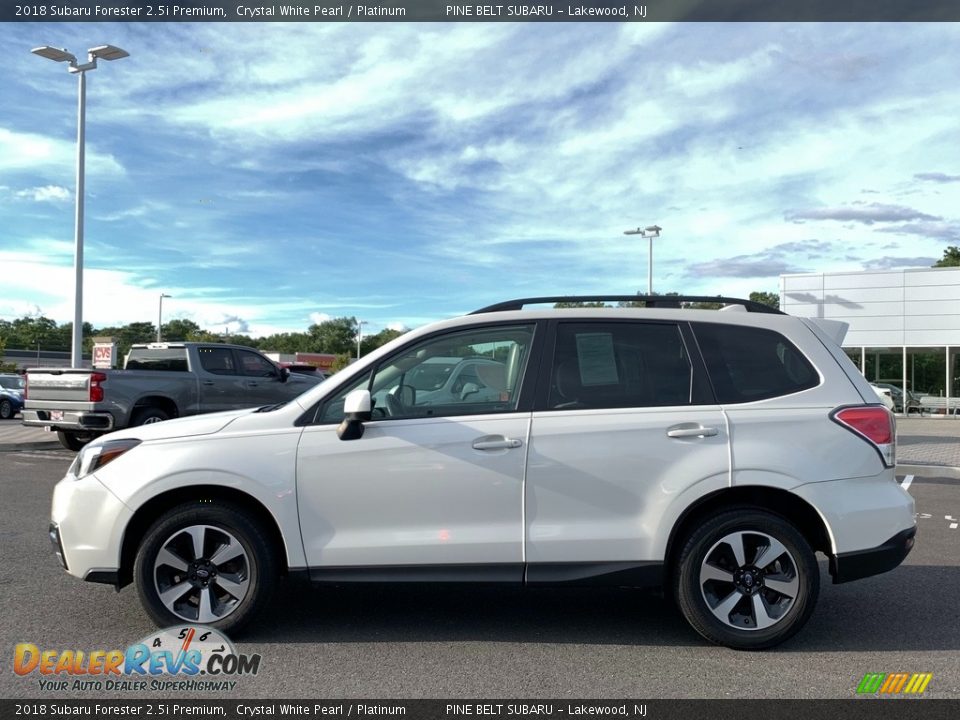 2018 Subaru Forester 2.5i Premium Crystal White Pearl / Platinum Photo #15