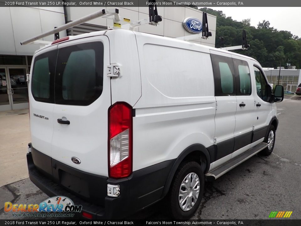 2018 Ford Transit Van 250 LR Regular Oxford White / Charcoal Black Photo #2