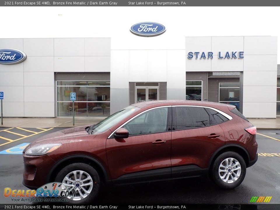 2021 Ford Escape SE 4WD Bronze Fire Metallic / Dark Earth Gray Photo #1