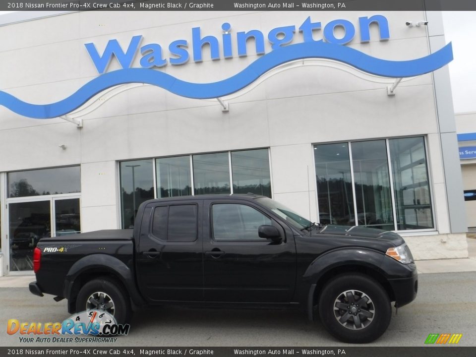 2018 Nissan Frontier Pro-4X Crew Cab 4x4 Magnetic Black / Graphite Photo #2