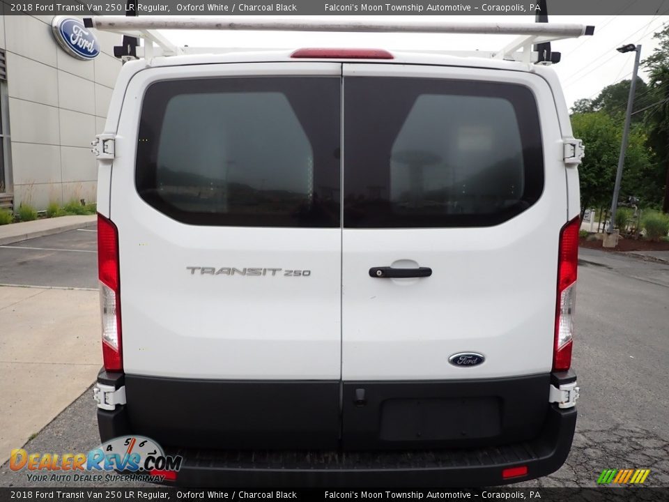 2018 Ford Transit Van 250 LR Regular Oxford White / Charcoal Black Photo #3