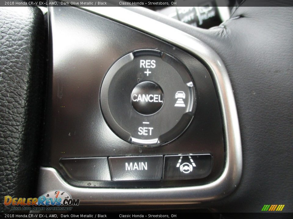 2018 Honda CR-V EX-L AWD Dark Olive Metallic / Black Photo #31