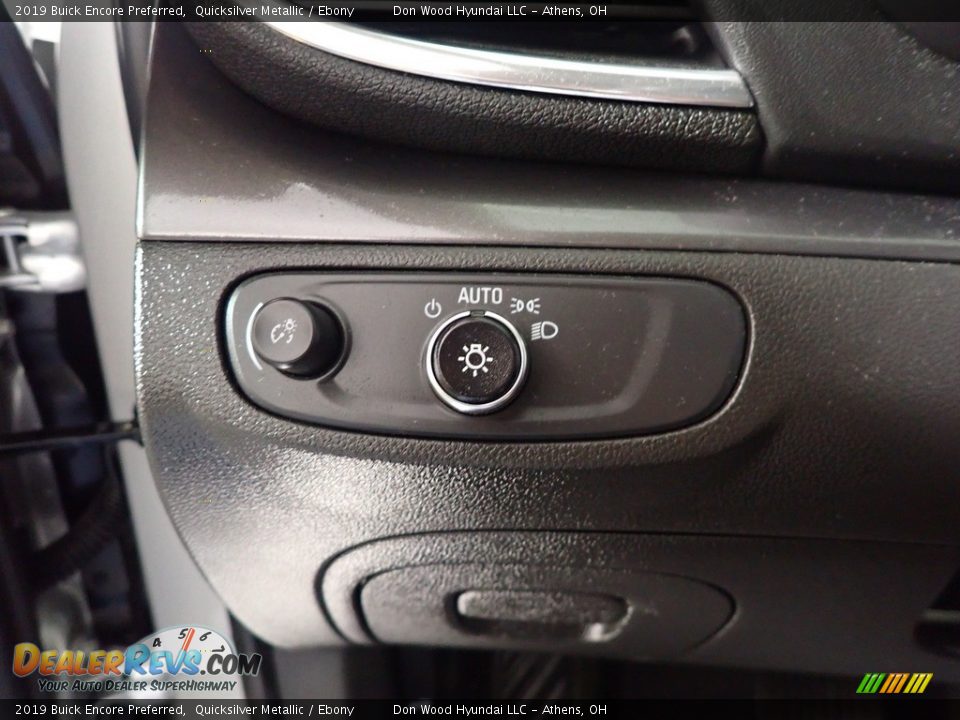 2019 Buick Encore Preferred Quicksilver Metallic / Ebony Photo #31