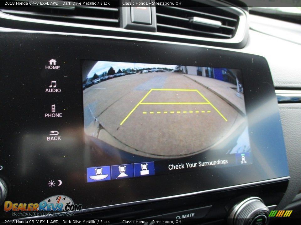 2018 Honda CR-V EX-L AWD Dark Olive Metallic / Black Photo #32