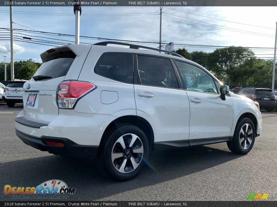 2018 Subaru Forester 2.5i Premium Crystal White Pearl / Platinum Photo #19