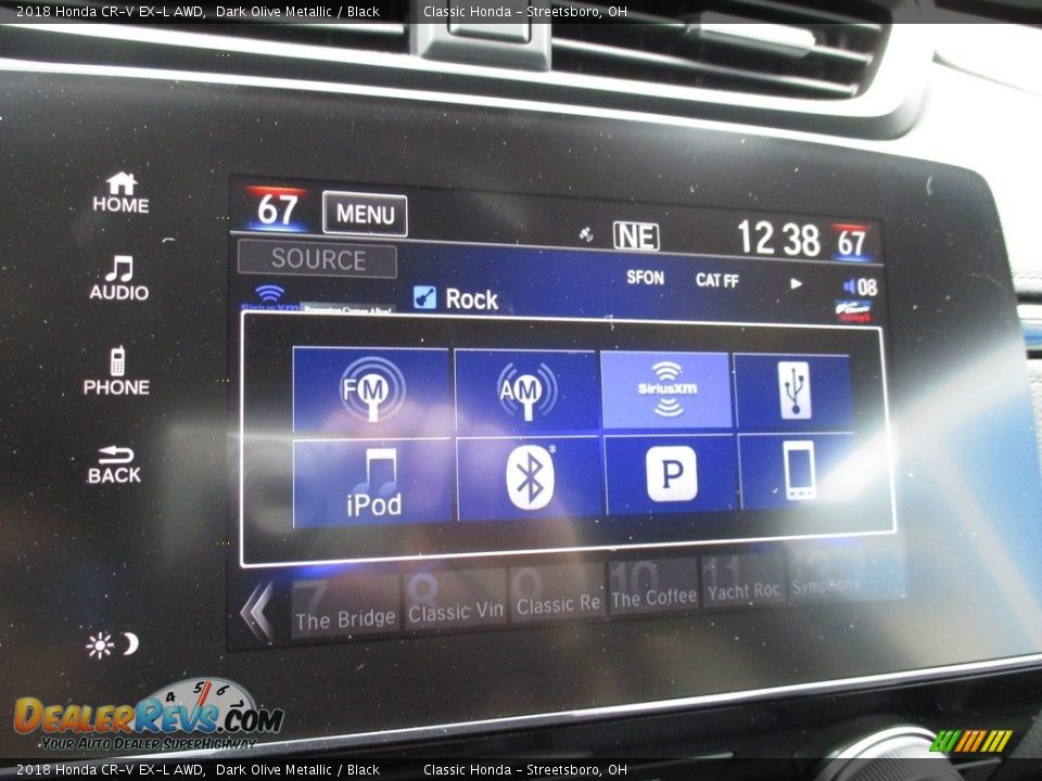 2018 Honda CR-V EX-L AWD Dark Olive Metallic / Black Photo #33