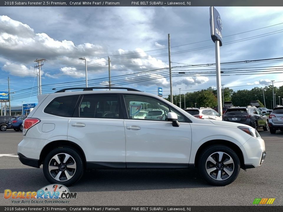 2018 Subaru Forester 2.5i Premium Crystal White Pearl / Platinum Photo #20