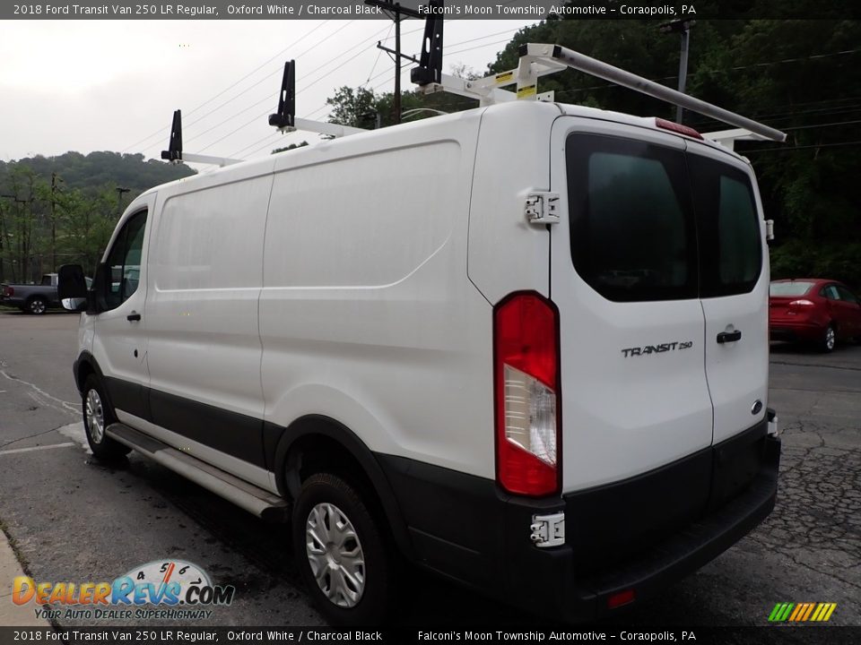 2018 Ford Transit Van 250 LR Regular Oxford White / Charcoal Black Photo #7