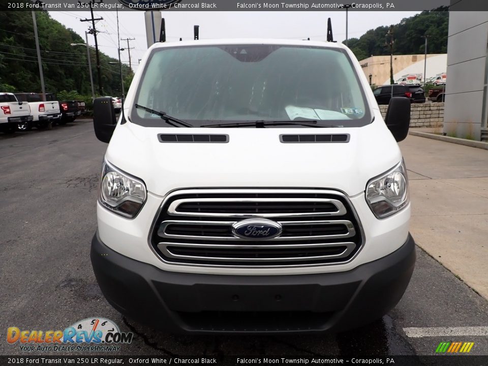 2018 Ford Transit Van 250 LR Regular Oxford White / Charcoal Black Photo #10