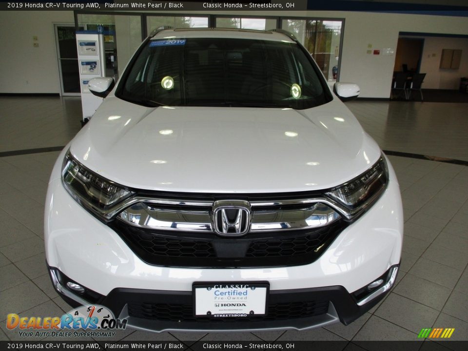 2019 Honda CR-V Touring AWD Platinum White Pearl / Black Photo #2