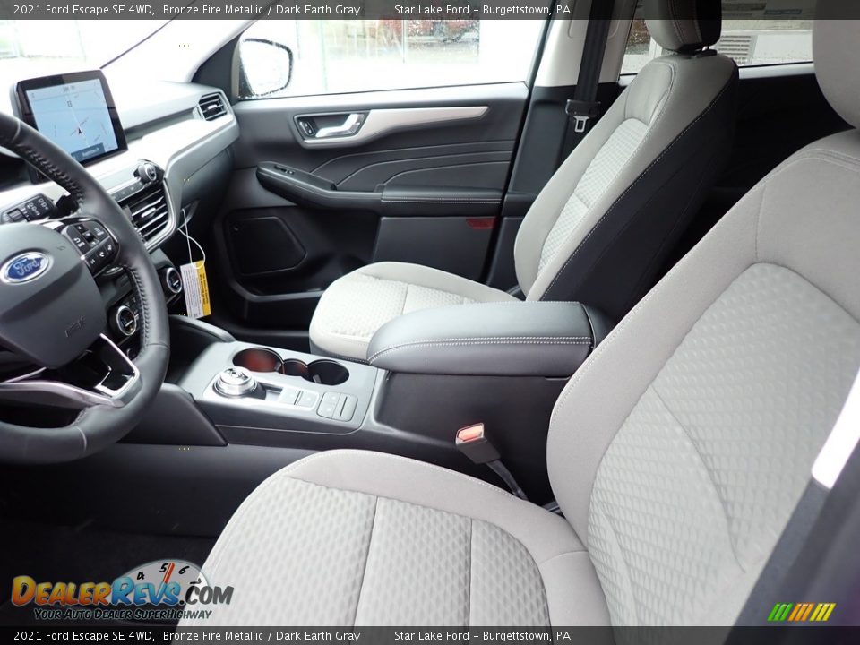 Front Seat of 2021 Ford Escape SE 4WD Photo #10
