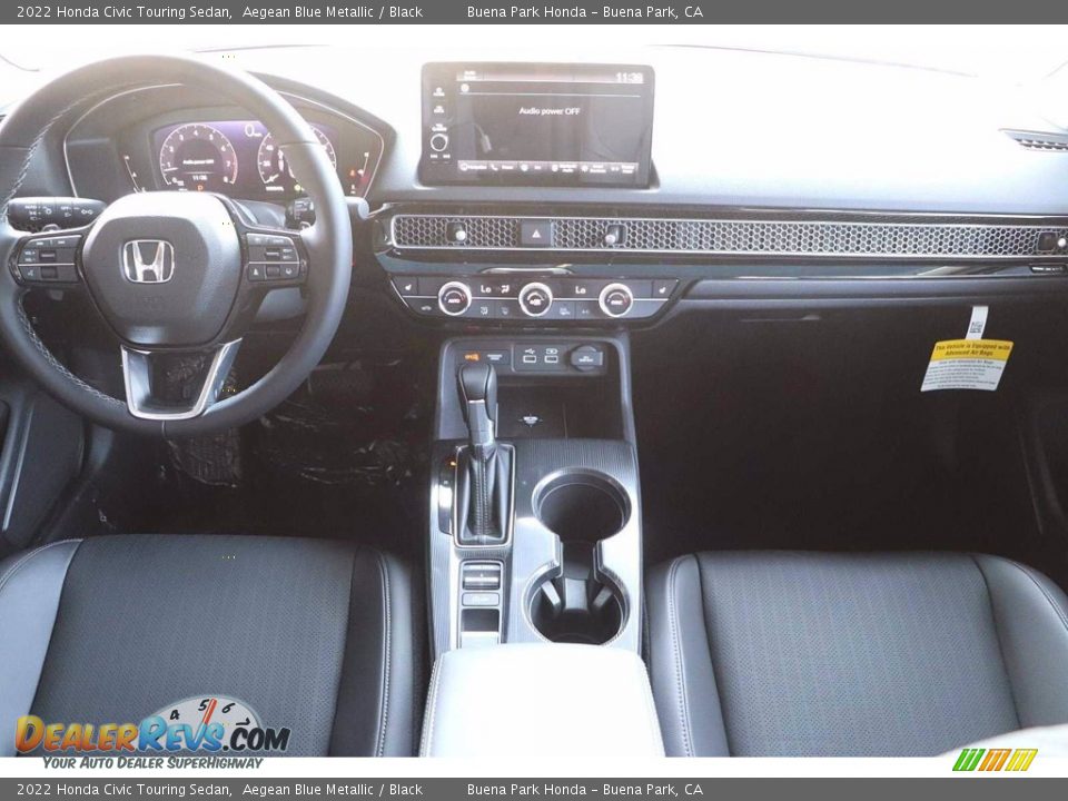 Dashboard of 2022 Honda Civic Touring Sedan Photo #11