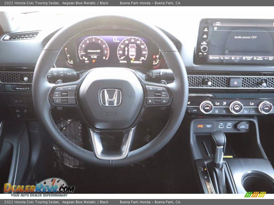 2022 Honda Civic Touring Sedan Steering Wheel Photo #12