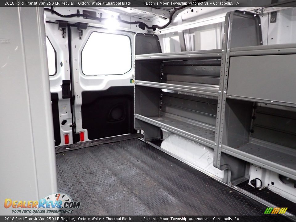 2018 Ford Transit Van 250 LR Regular Oxford White / Charcoal Black Photo #18