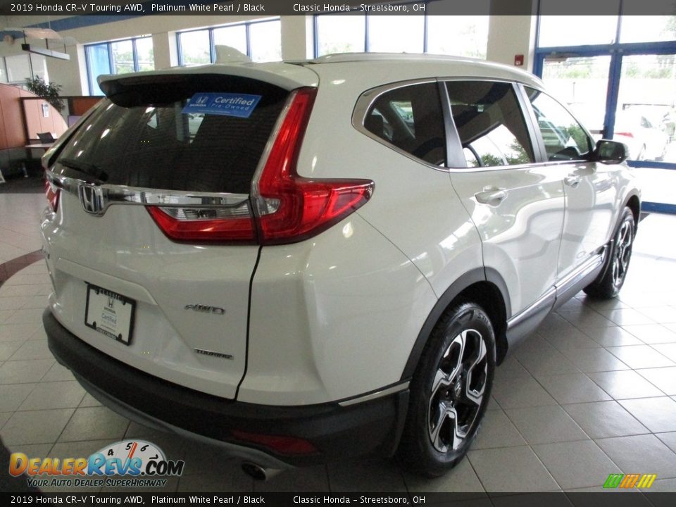 2019 Honda CR-V Touring AWD Platinum White Pearl / Black Photo #7