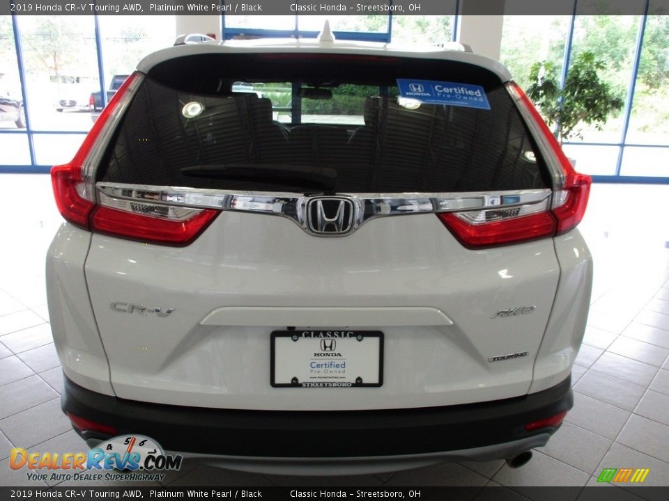 2019 Honda CR-V Touring AWD Platinum White Pearl / Black Photo #8