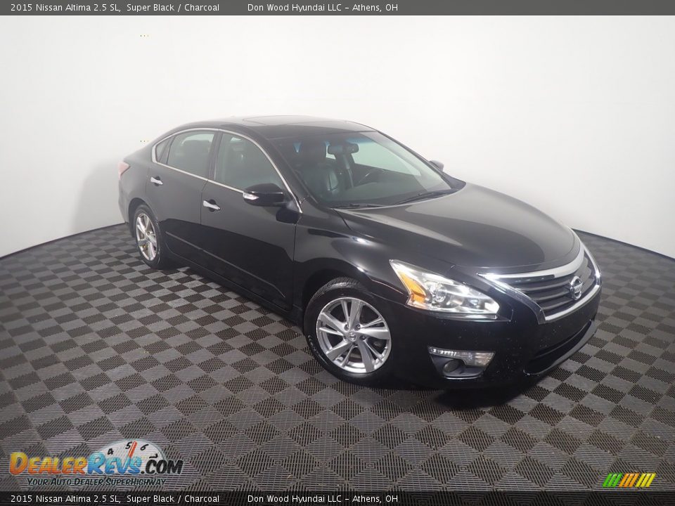 2015 Nissan Altima 2.5 SL Super Black / Charcoal Photo #5