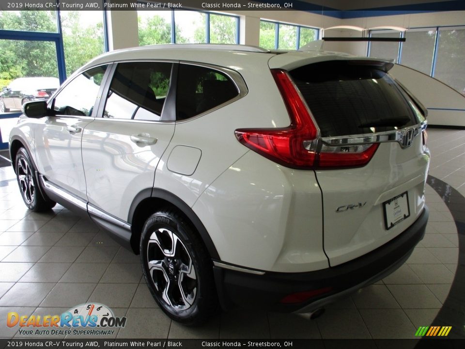 2019 Honda CR-V Touring AWD Platinum White Pearl / Black Photo #9