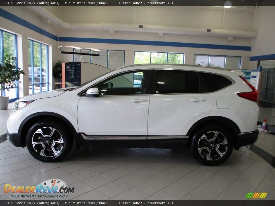 2019 Honda CR-V Touring AWD Platinum White Pearl / Black Photo #10