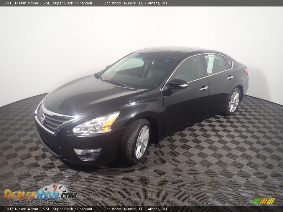 2015 Nissan Altima 2.5 SL Super Black / Charcoal Photo #11