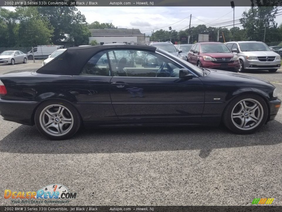 2002 BMW 3 Series 330i Convertible Jet Black / Black Photo #3