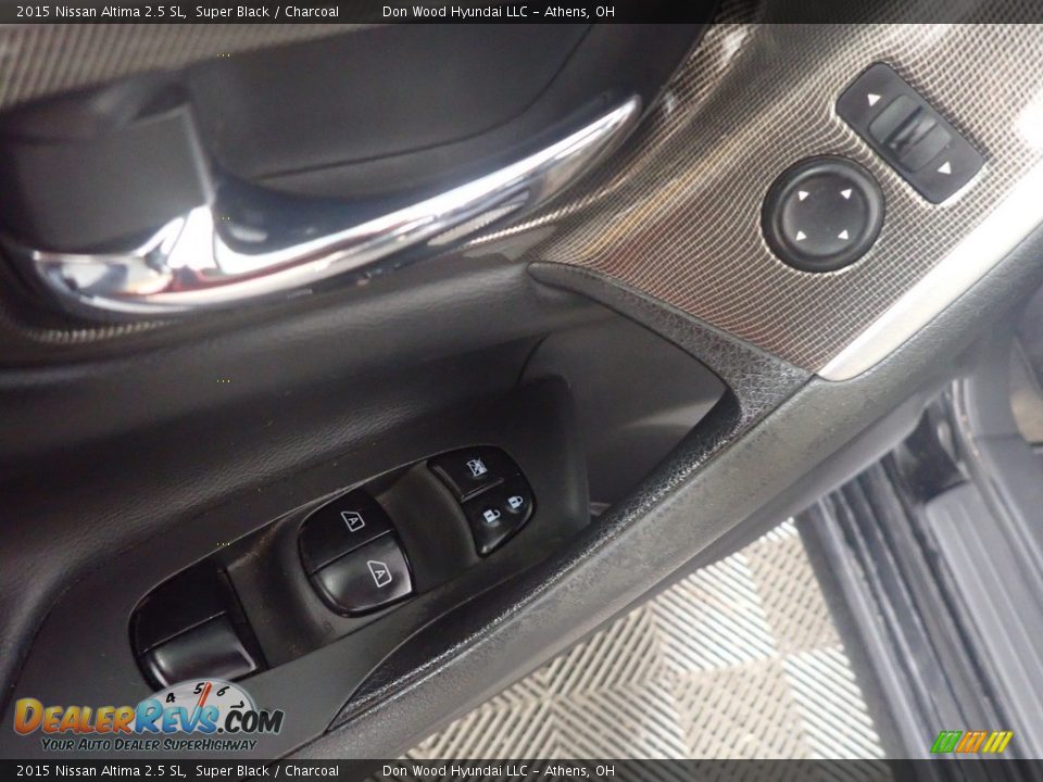 2015 Nissan Altima 2.5 SL Super Black / Charcoal Photo #23