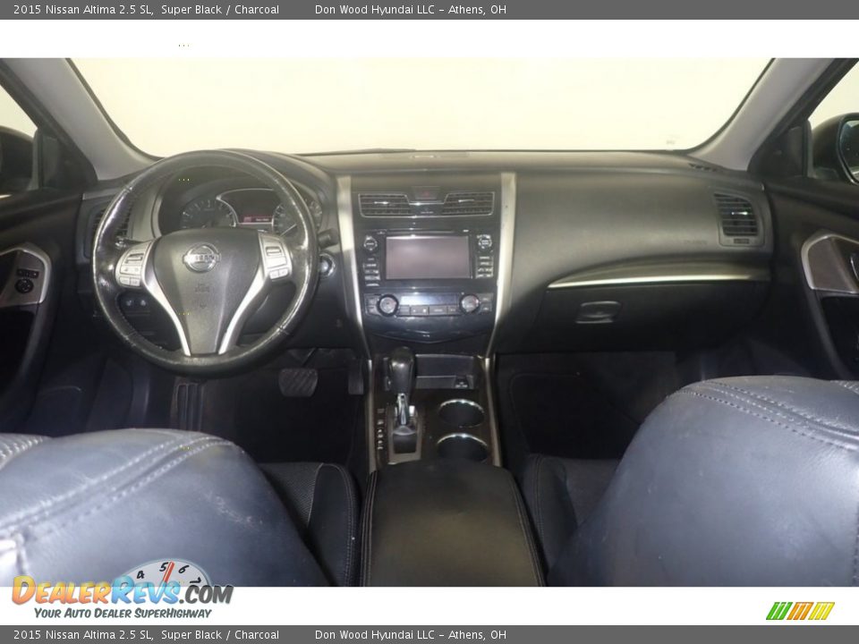 2015 Nissan Altima 2.5 SL Super Black / Charcoal Photo #26