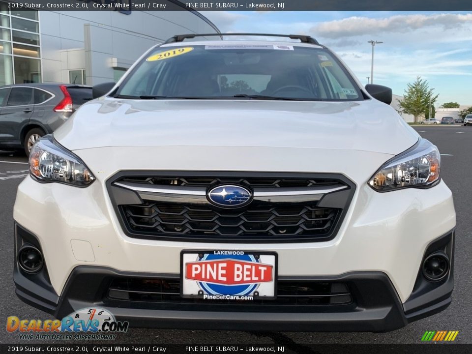 2019 Subaru Crosstrek 2.0i Crystal White Pearl / Gray Photo #14